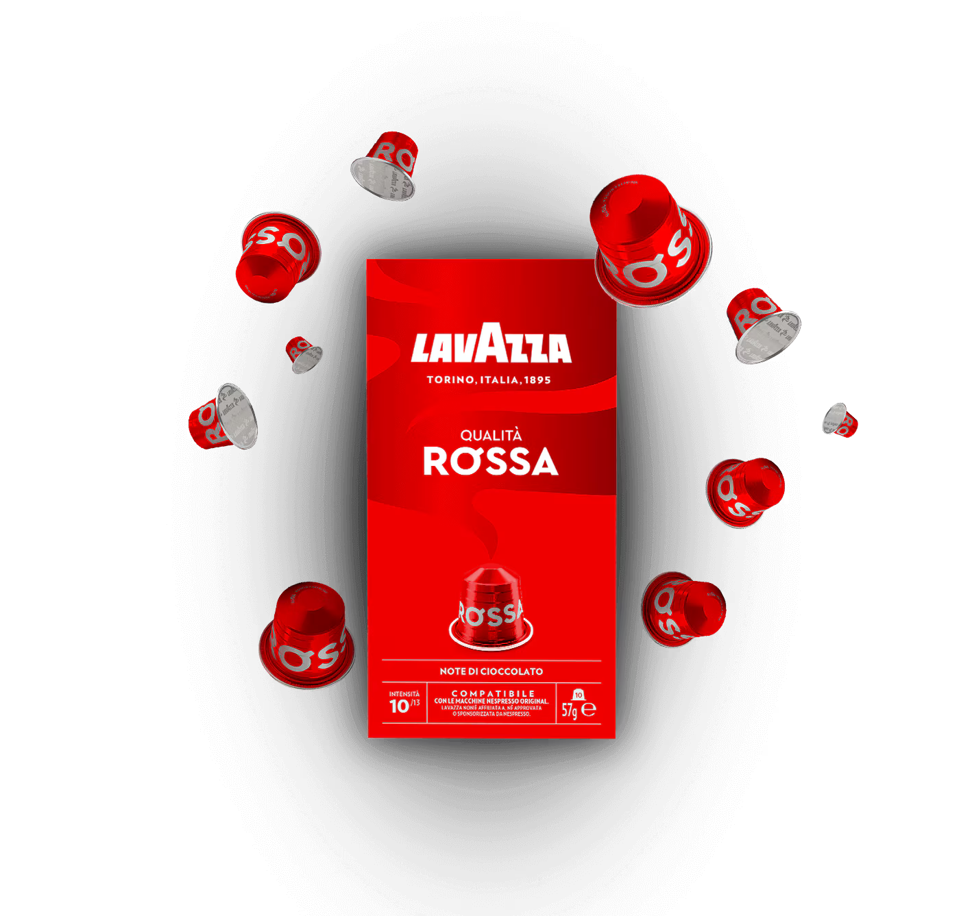 Cápsulas Lavazza Compatibles con Nespresso / Qualita Rossa (Pack 2 cajas)
